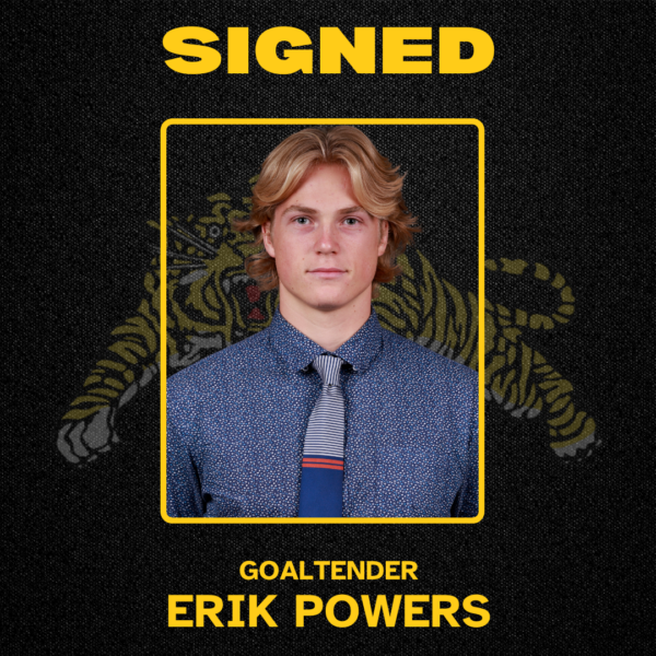 Tigers Sign Goaltender Erik Powers